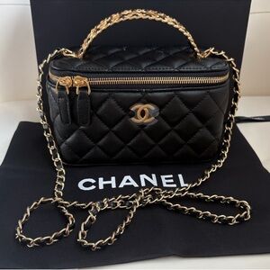 NIB CC Vanity black bag